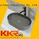 solid wash oval above counter basin KingKonree manufacture 1
