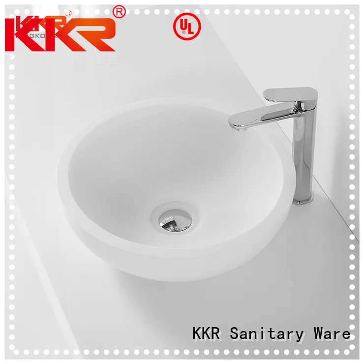 oval above counter basin egg solid above counter basins KingKonree Brand 1