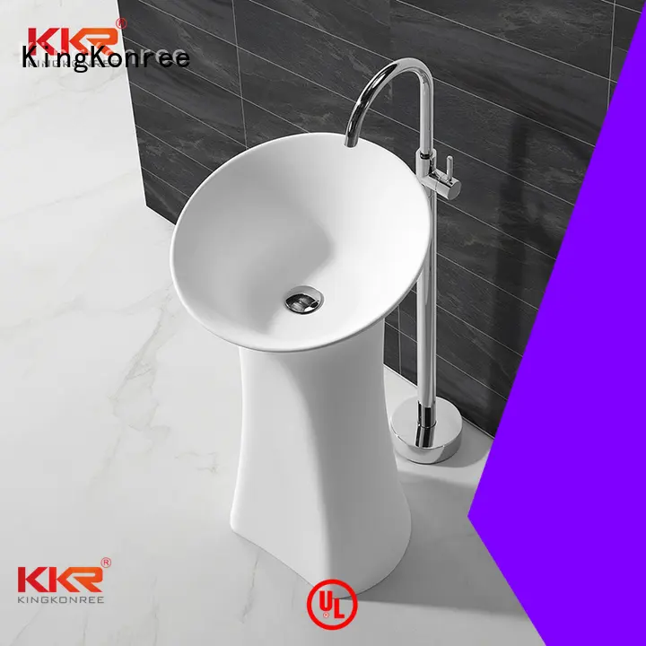 shape wash KingKonree Brand bathroom free standing basins 1
