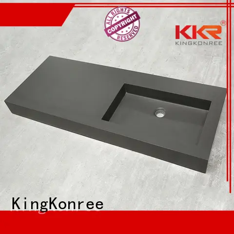 surface basin luxurious sanitary KingKonree Brand cloakroom basin with cabine supplier 1