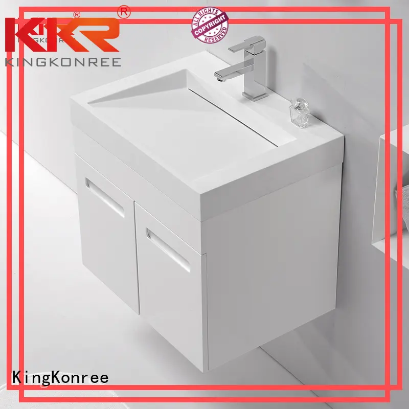 basin with cabinet price sanitary white Warranty KingKonree 1