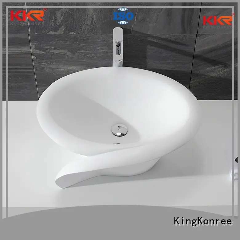 KingKonree Brand acyrlic sanitary acrylic oval above counter basin basin 1