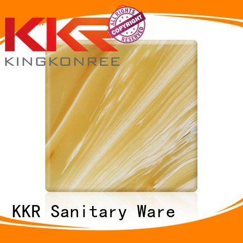 KingKonree Brand translucent artificial acrylic translucent solid surface solid 1