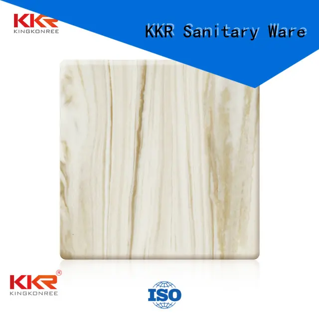 artificial texture sheets solid acrylic sheet KingKonree manufacture 1