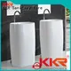 bathroom free standing basins square artificial marble KingKonree Brand freestanding basin 1