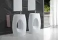 quality surface KingKonree Brand bathroom free standing basins 2