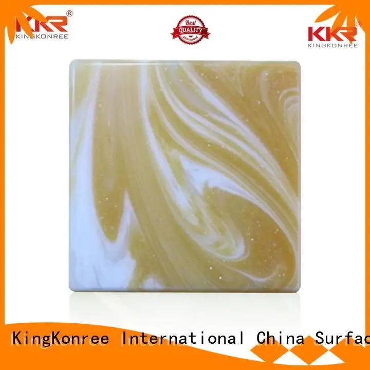 Quality KingKonree Brand stone artificial backlit translucent acrylic wall panels 1