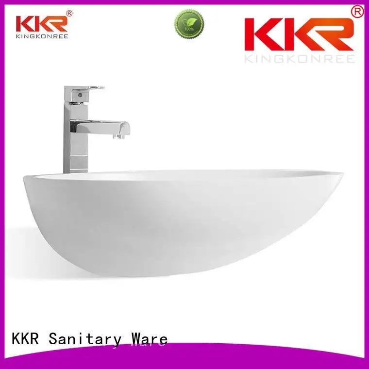 KingKonree Brand square rectangle kkr custom oval above counter basin 1