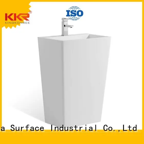 white wash wasn freestanding basin faux KingKonree 1