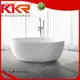 Quality KingKonree Brand Solid Surface Freestanding Bathtub shape b002c 1