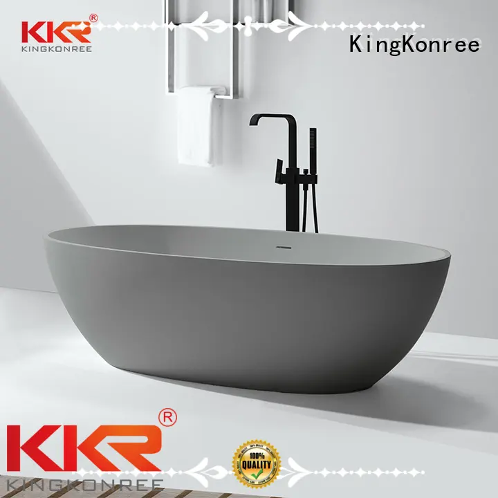 selling b004 bathtub solid surface bathtub freestanding KingKonree Brand 1