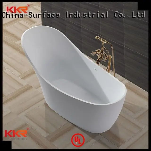 Hot storage Solid Surface Freestanding Bathtub soaking KingKonree Brand 1