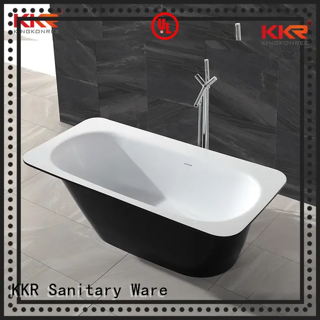 Solid Surface Freestanding Bathtub design renewable b005 solid surface bathtub manufacture 1