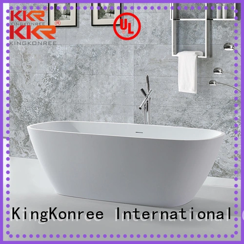 Solid Surface Freestanding Bathtub resin bath solid surface bathtub KingKonree Brand 1