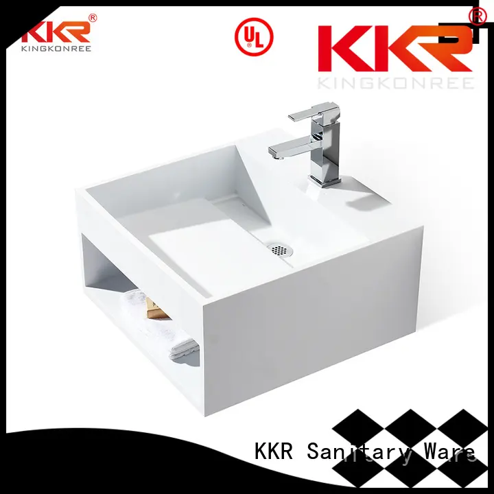 selling slope KingKonree Brand wall mounted bathroom basin 1