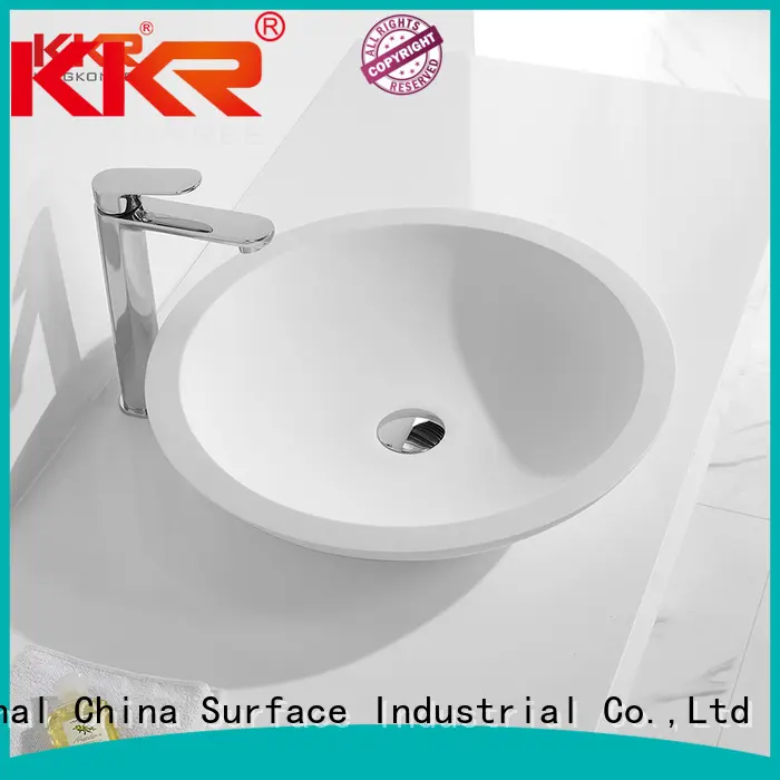 Quality KingKonree Brand oval above counter basin counter artificial 1