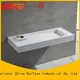 resin hung towel white wall mounted wash basins KingKonree 1