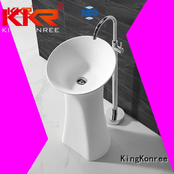 bathroom free standing basins standing shape Warranty KingKonree 1