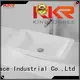 oval above counter basin countertop solid surface KingKonree Brand above counter basins 1