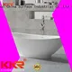 KingKonree Brand furniture design outside Solid Surface Freestanding Bathtub b021 1