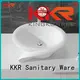 KingKonree Brand white oval above counter basin counter supplier 1