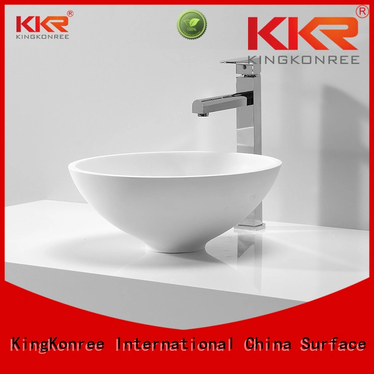 oval above counter basin solid shape oval KingKonree Brand 1