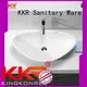 oval above counter basin counter artificial basin KingKonree Brand company 1