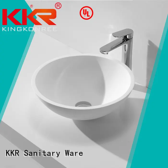 KingKonree Brand acyrlic kkr custom oval above counter basin 1