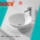 KingKonree Brand acyrlic kkr custom oval above counter basin 1