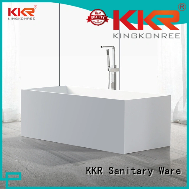 resin solid surface bathtub round KingKonree company 1