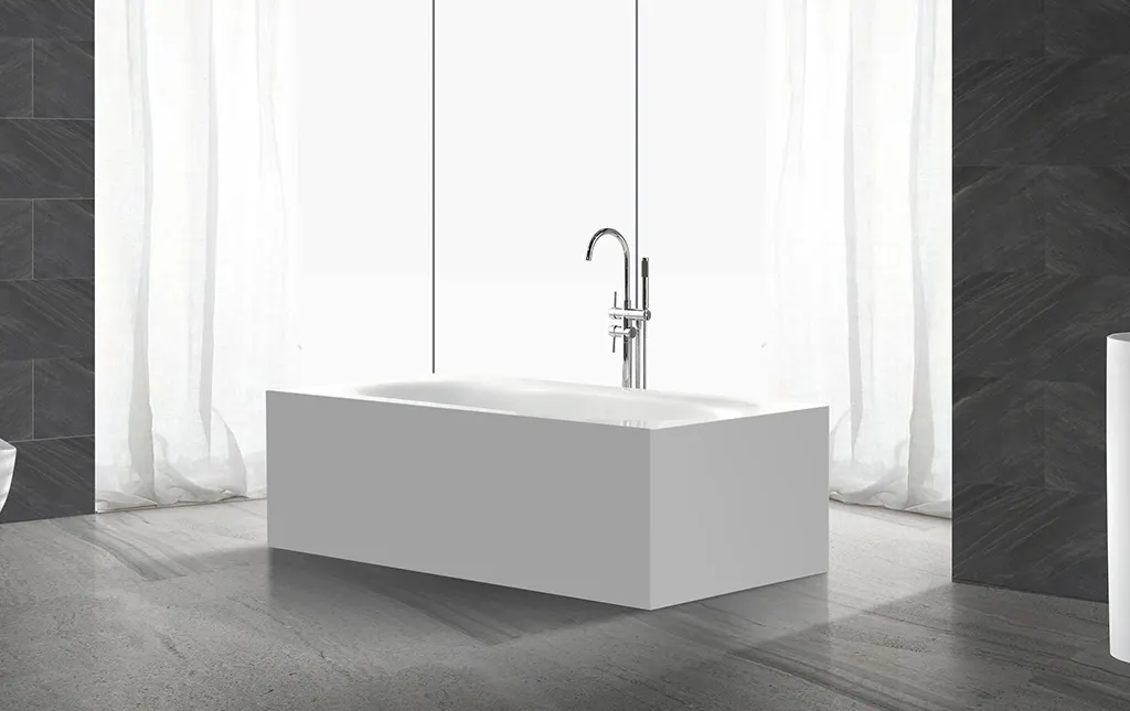 highend selling artificla bathtub KingKonree Brand solid surface bathtub supplier 2