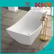 Solid Surface Freestanding Bathtub rectangle ellipse KingKonree Brand 1