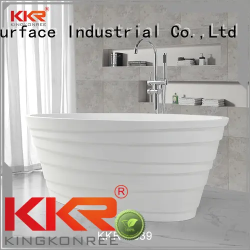 Hot solid surface bathtub freestanding KingKonree Brand 1
