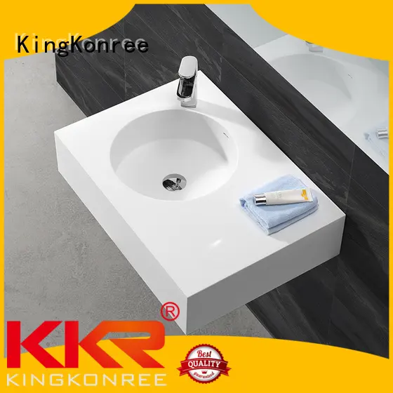 selling wall mounted bathroom basin wall KingKonree company 1
