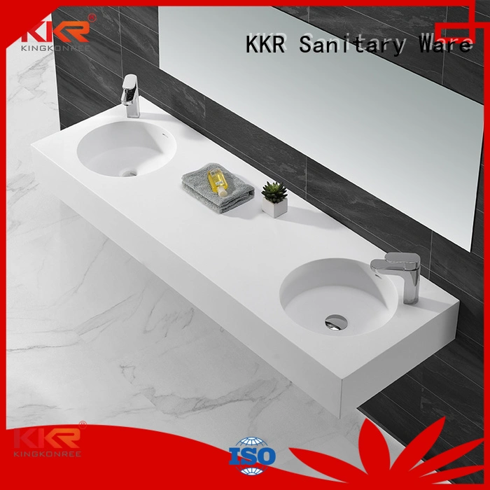 wall mounted bathroom basin wall-hung white wash KingKonree Brand wall mounted wash basins 1
