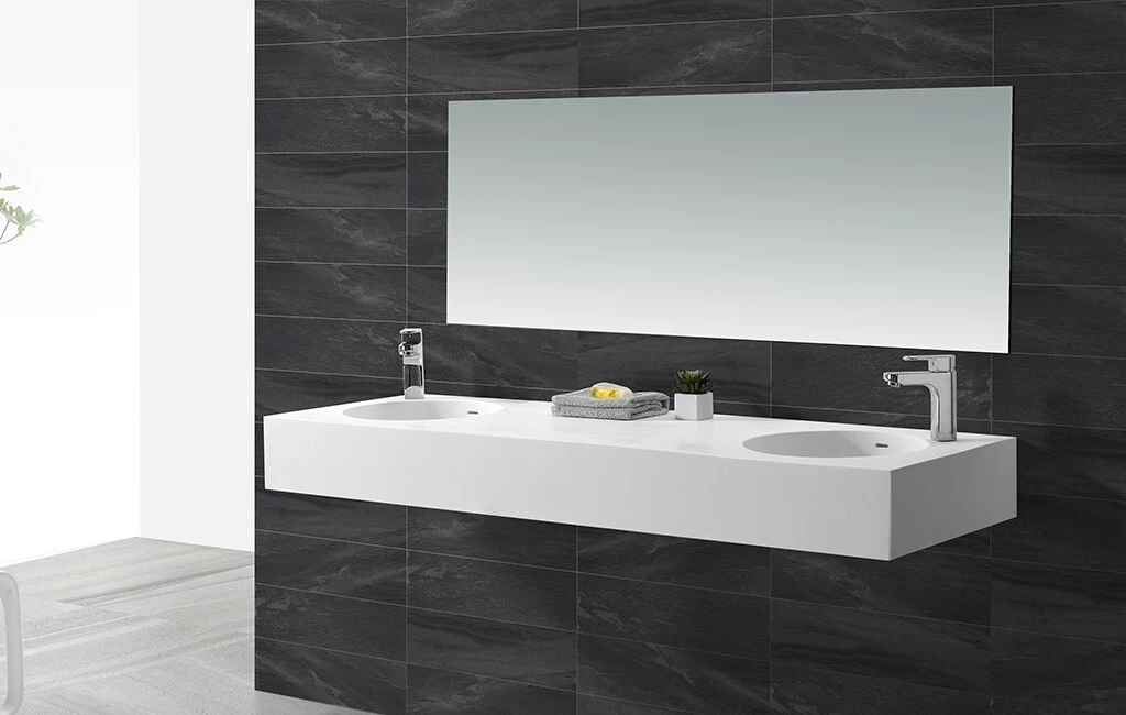 wall mounted bathroom basin wall-hung white wash KingKonree Brand wall mounted wash basins 2