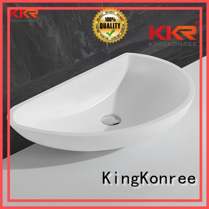 Hot wash oval above counter basin pure KingKonree Brand 1