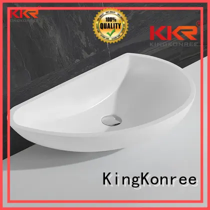 Hot wash oval above counter basin pure KingKonree Brand 1