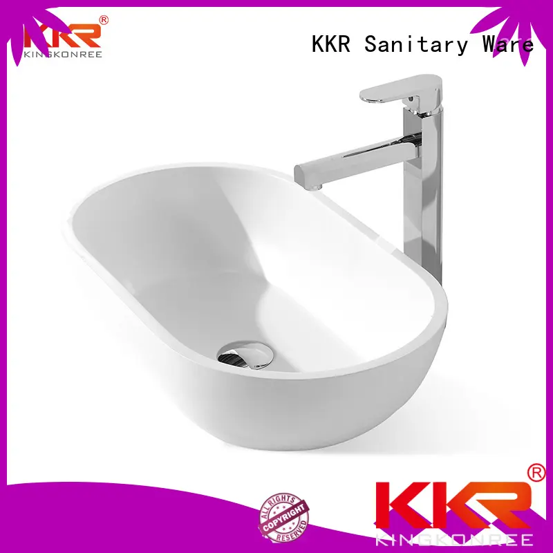 oval above counter basin above ware shape KingKonree Brand 1