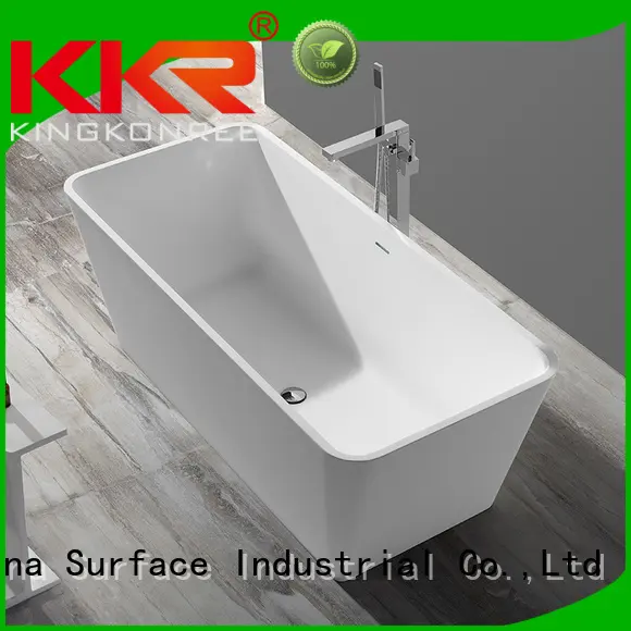 Solid Surface Freestanding Bathtub artificial tub solid surface bathtub manufacture 1