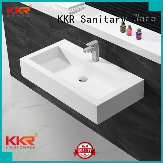 ware design surface KingKonree Brand wall mounted bathroom basin factory 1