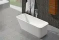 Quality KingKonree Brand bathroom storage solid surface bathtub 2