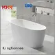 floor 150cm black KingKonree Brand solid surface bathtub 1
