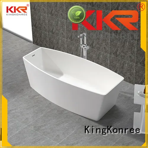 Wholesale resin soaking solid surface bathtub KingKonree Brand 1