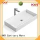 oval white kkr above counter basins surface KingKonree Brand 1