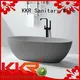 Hot highend Solid Surface Freestanding Bathtub polymarble KingKonree Brand 1