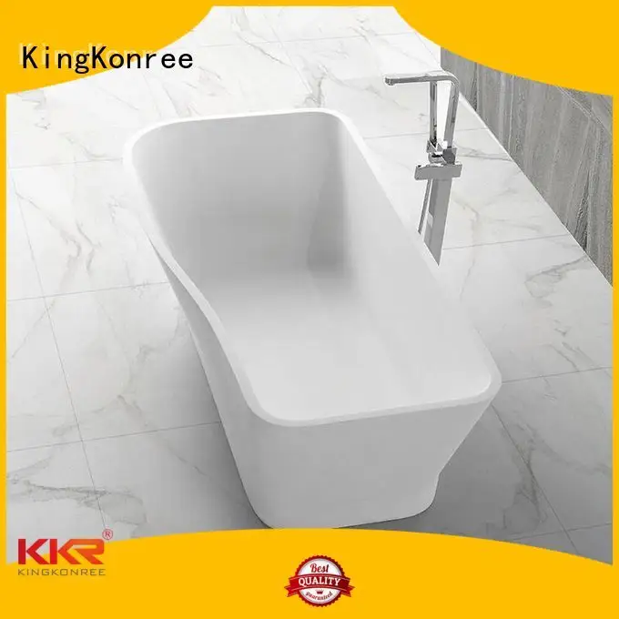 oval resin b010 solid surface bathtub KingKonree Brand company 1