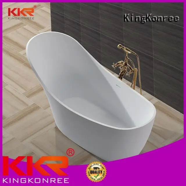 Solid Surface Freestanding Bathtub renewable b002c KingKonree Brand company 1