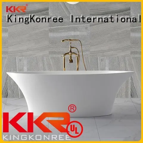 afrtificial matt bathtub surface solid surface bathtub KingKonree 1