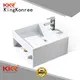 fancy Custom white wall mounted wash basins towel KingKonree 1